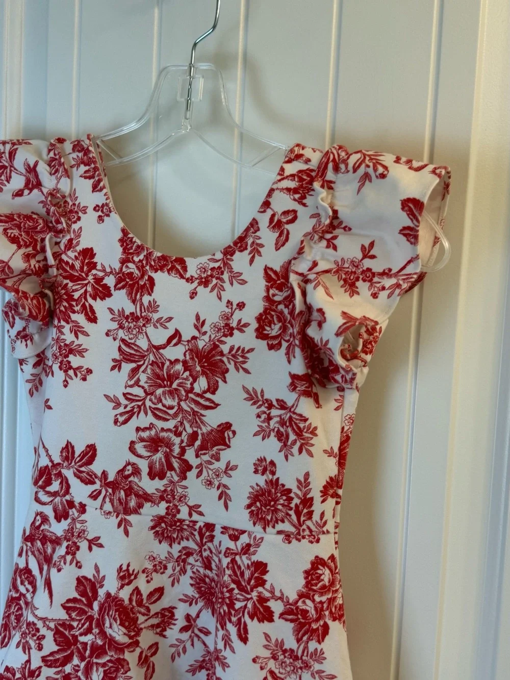 Janie and Jack American Girl collab Floral Toile Holiday Dress sz 8